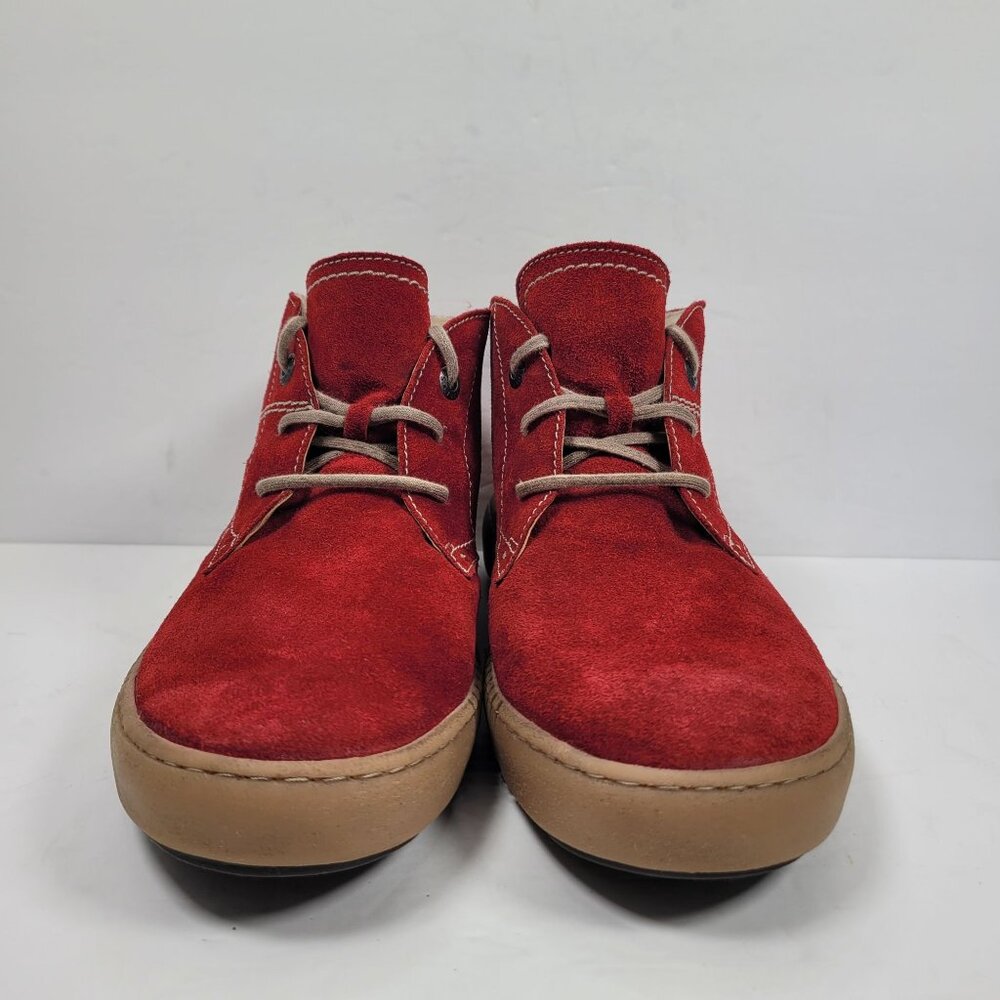 Josef Seibel Maren 02 Women's Red Suede Ankle Boots US Size 11.5 EU 42 - Picture 3 of 8